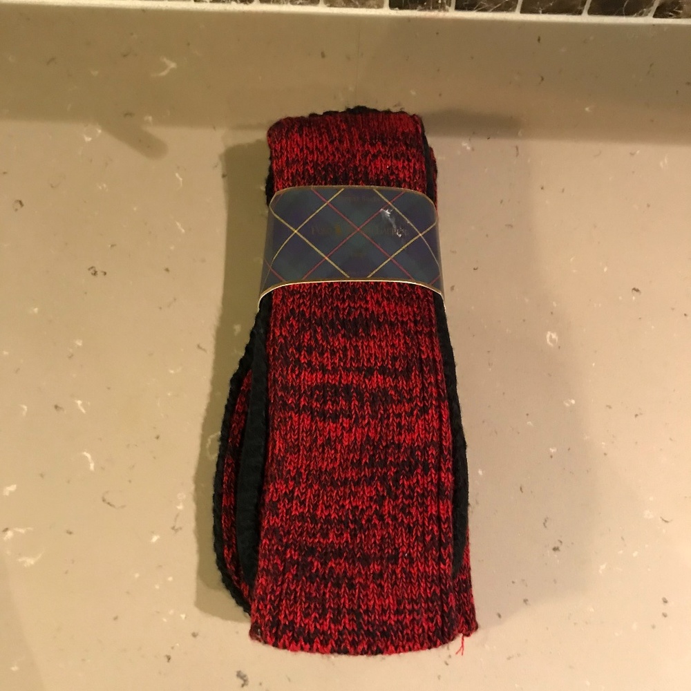 BRAND NEW Polo Ralph Lauren Slipper Socks Large